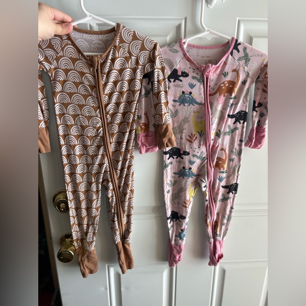 Little sleepies bundle play condition both 6-12 months